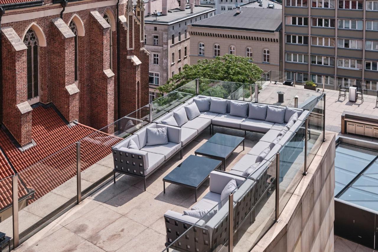 Hotel Monopol Wroclaw Luaran gambar The rooftop terrace